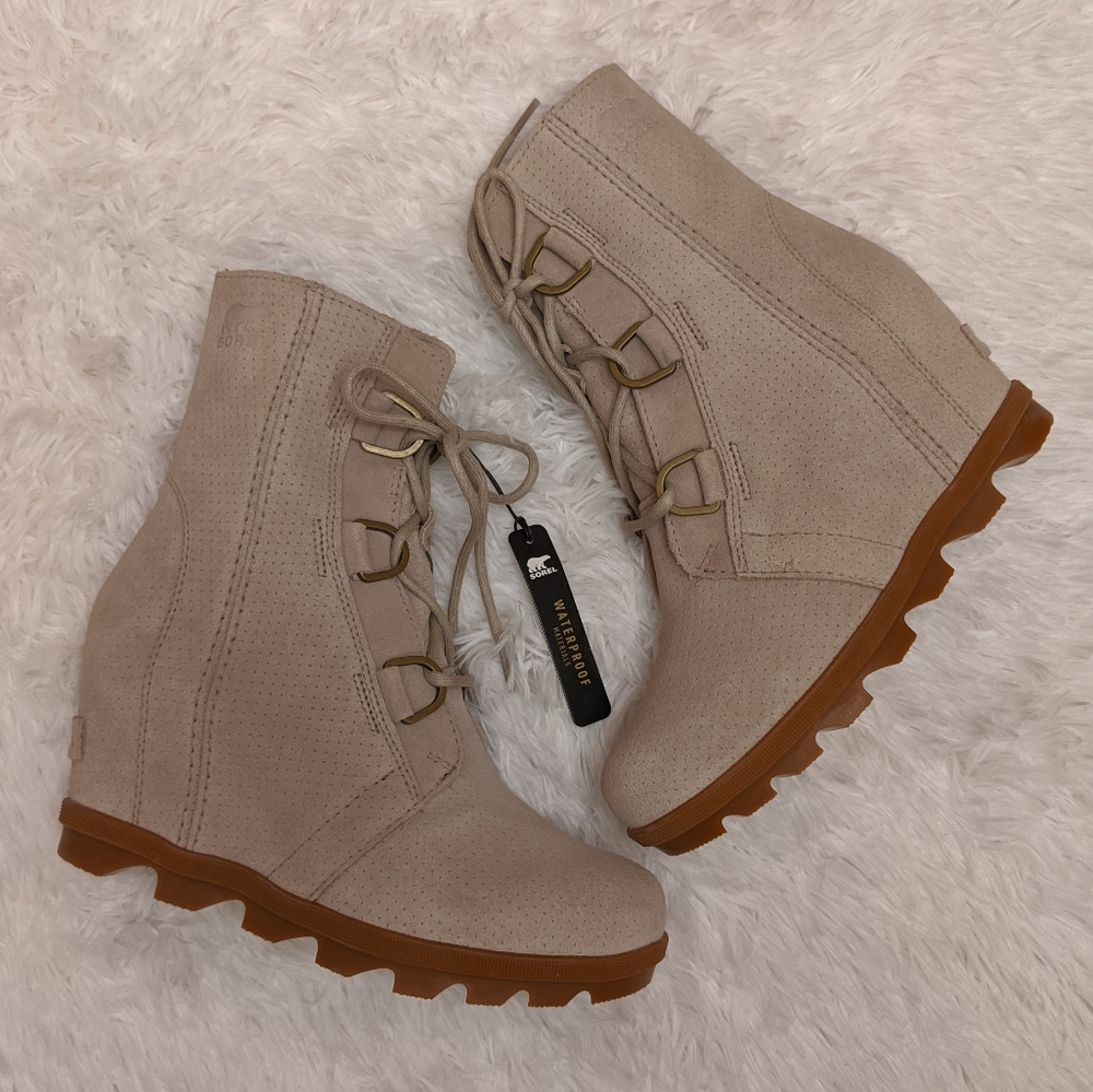 SOREL Womens Joan Of Arctic Wedge Boots NWT - Picture 5 of 11